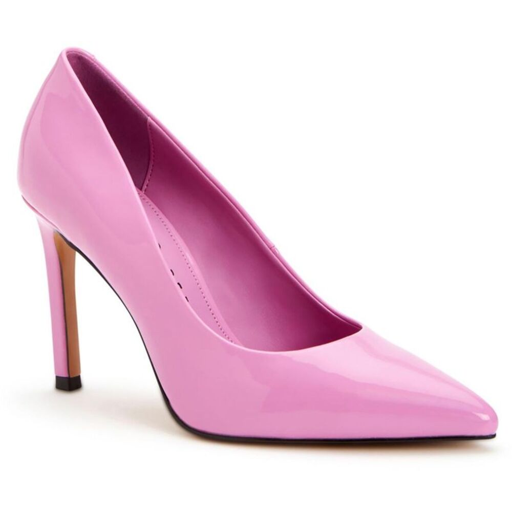Katy Perry Womens The Marcella Pump Pink Patent Pointed Toe Slip On Pumps NWT